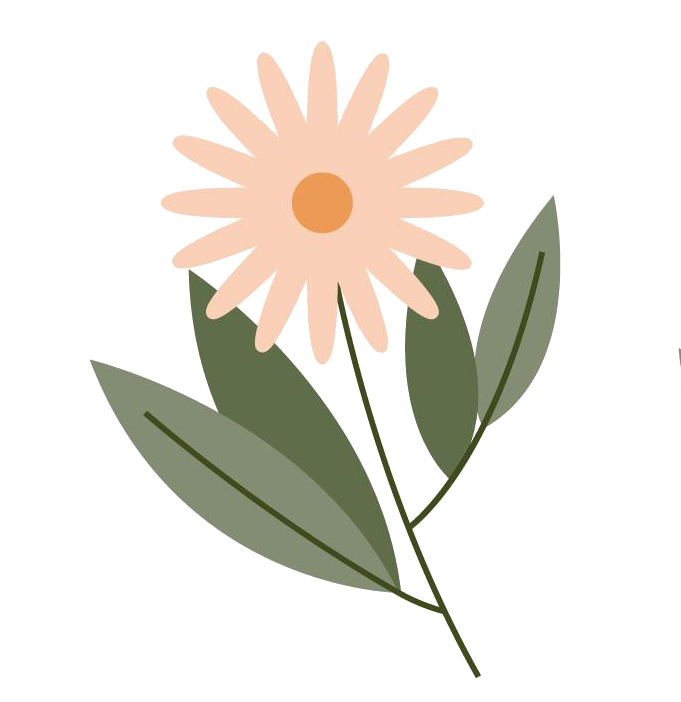 Floral illustration contributing to a soothing and therapeutic atmosphere